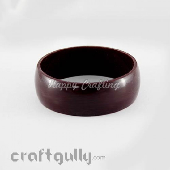 Acrylic Bangles 2.4 - 20mm - Brown - Pack of 1
