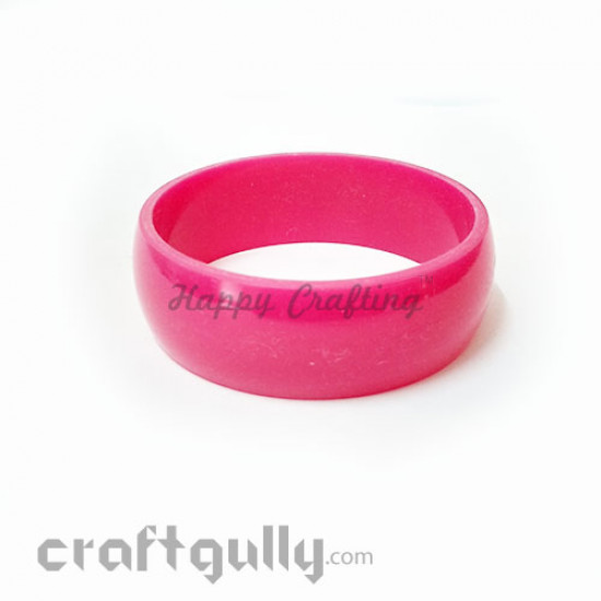 Acrylic Bangles 2.2 - 20mm - Dark Pink - Pack of 1