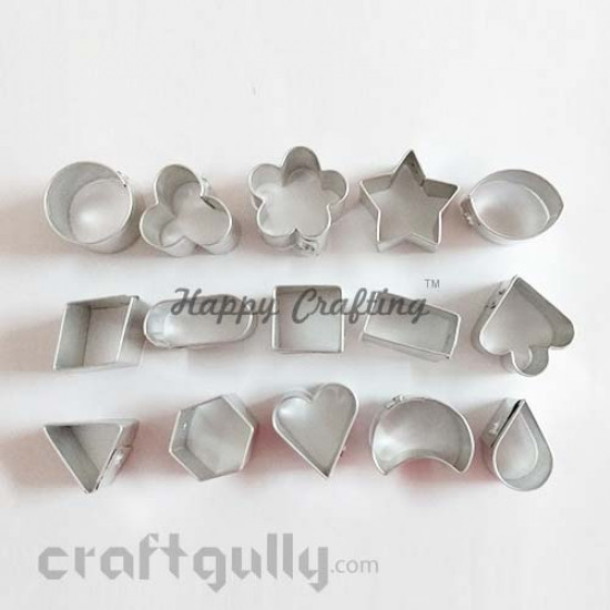 Shape Cutters - Metal - Mini - Assorted - Set of 15