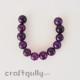 Purple Jade Beads - Pack of 12