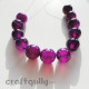 Purple Jade Beads - Pack of 12