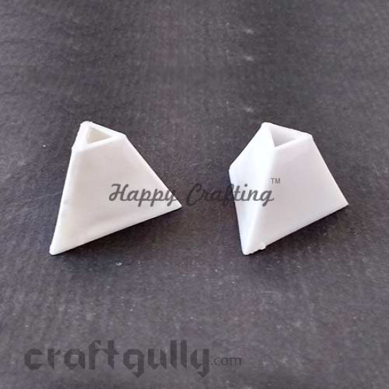 Jhumka Bases - Pyramid #6 - 27mm - 50 Pcs