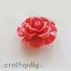 Resin Rose - Coral Resin Rose - Coral