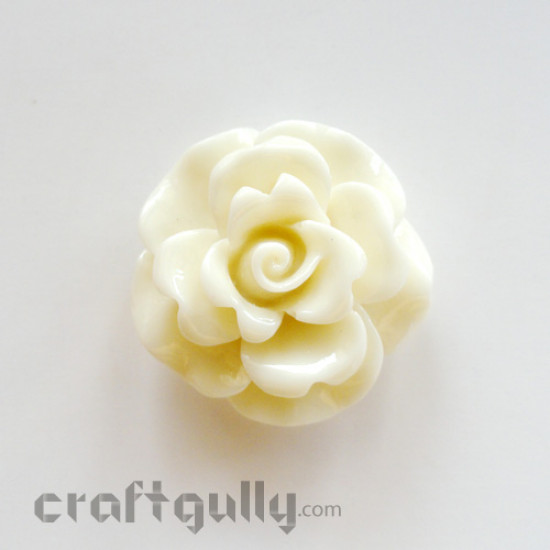 Resin Rose - Off-White Resin Rose - Off-White