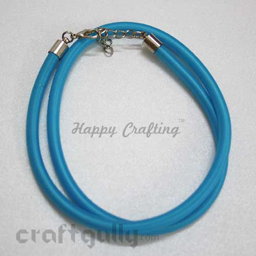 Necklace Cords - Silk Thread - Sky Blue - 18 inches