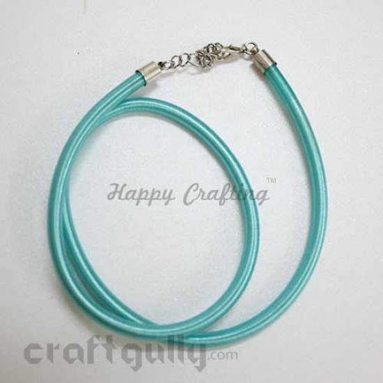 Necklace Cords - Silk Thread - Turquoise - 18 inches