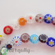Lampwork Glass Beads - Round - String of 40 Beads