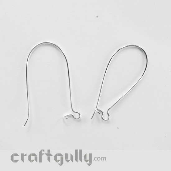 Earring - Loops With Rings - Silver - 3 Pairs