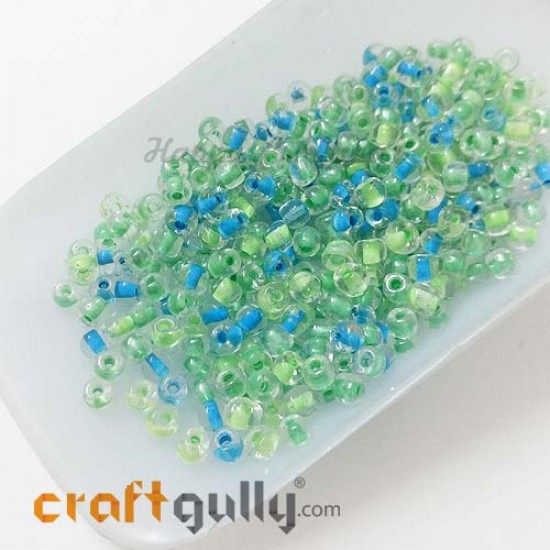 Seed Beads 3mm Glass - Round - Assorted #4 - 25gms