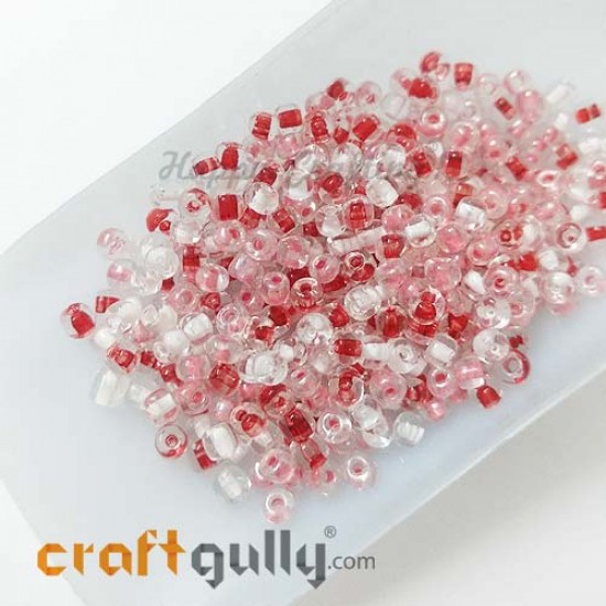 Seed Beads 3mm Glass - Round - Assorted #5 - 25gms