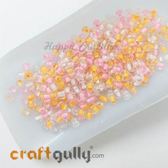 Seed Beads 3mm Glass - Round - Assorted #6 - 25gms