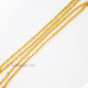 Chains - Oval Flat 5x3mm - Golden Finish - 36 Inches