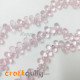 Glass Beads 9mm Drop - Transparent Baby Pink - 20 Beads Glass Beads 9mm Drop - Transparent Baby Pink - 20 Beads