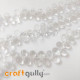 Glass Beads 9mm Drop - Clear - 20 Beads