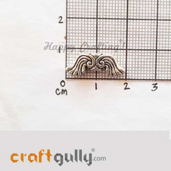 Buy 8mm Motif Shaped German Silver Beads Online. COD. Low Prices