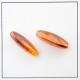 Acrylic Beads 28mm - Marquis #1 - Trans. Amber - 6 Beads