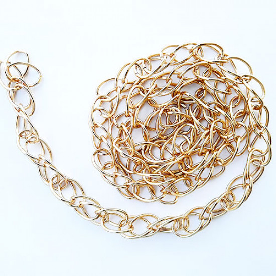 Chains 22mm Design #3 - Golden - 1 Meter