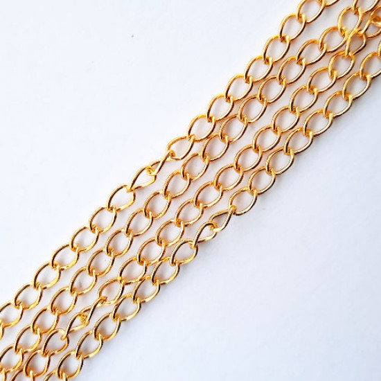 Extender Chains 6mm - Golden Finish - 12 inches