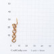 Extender Chain & Hook 30mm – Bronze Finish - 5 Sets
