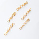 Extender Chain & Hook 38mm – Golden Finish - 10 Sets