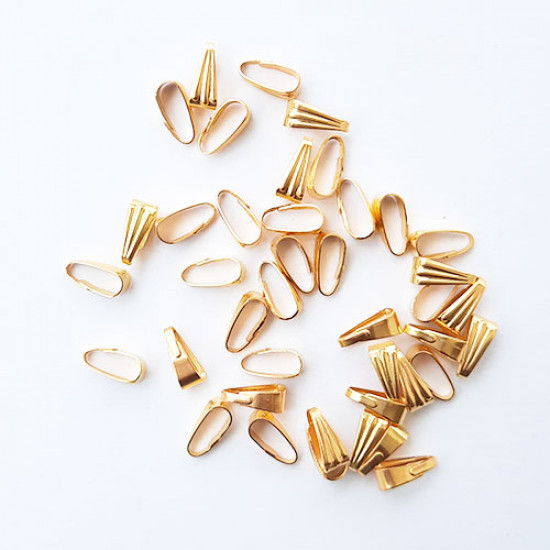 Bails 8.5mm Design #15 - Golden - 50 Bails