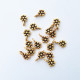 Metal Charms 9mm Flower - Golden - 10gms