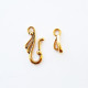 Couple Clasps #3 - 40mm - Golden - 2 Sets