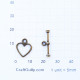 Toggle Clasps #4 - Bronze - 2 Sets