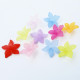 Acrylic Beads 29mm Frosted Lilies - Assorted - 10 Beads