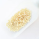 Acrylic Beads 4mm Round - Faux Pearl Cream - 10gms