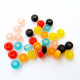 Acrylic Beads 9mm Round - Translucent Assorted - 30 Beads