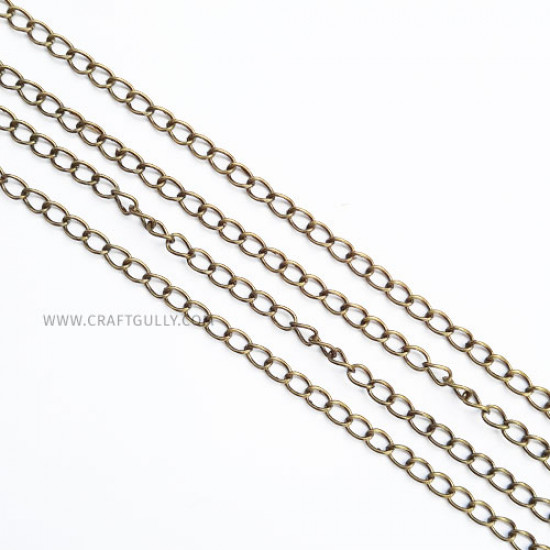 Chains - Oval 5mm - Bronze Finish - 36inches