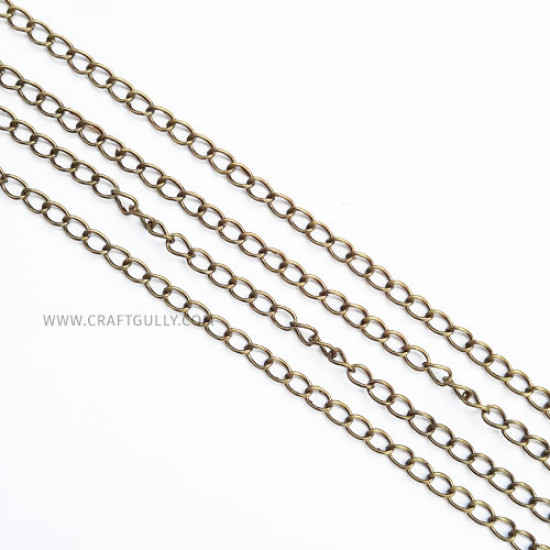 Chains Oval 5mm - Bronze Finish - 36inches