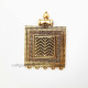 Pendant #22 - 59mm Antique Golden - Pack of 1