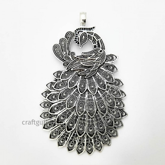 Pendant #23 - 86mm Antique Silver - Pack of 1