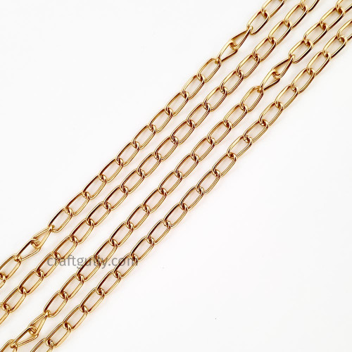 Chains - Oval 7mm - Bronze Finish - 36 Inches