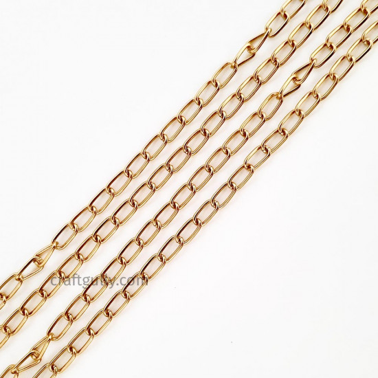 Chains - Oval 7mm - Bronze Finish - 36 Inches