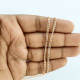 Chains Oval Flat 3mm - Rose Gold Finish - 35 Inches