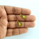 Metal Charms 17mm Drop #1 - Antique Golden - 10 Charms