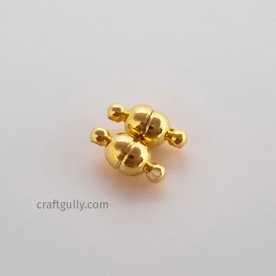 Magnetic Clasps #3 - Golden - 2 Sets