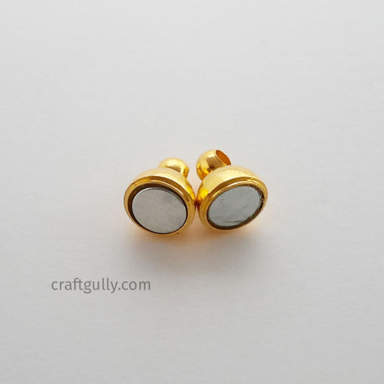 Magnetic Clasps #3 - Golden - 2 Sets