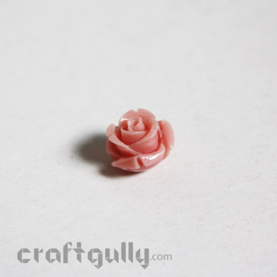 Faux Coral Beads - Rose - Carrot Pink