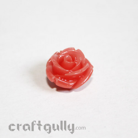 Faux Coral Beads - Rose - Orange