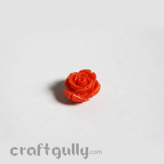 Faux Coral Beads - Rose - Red