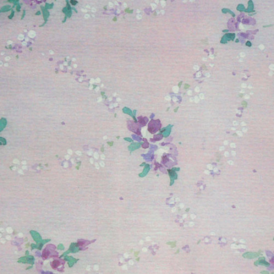 Printed Paper -  Purple Rose Flowers (A4 Size)