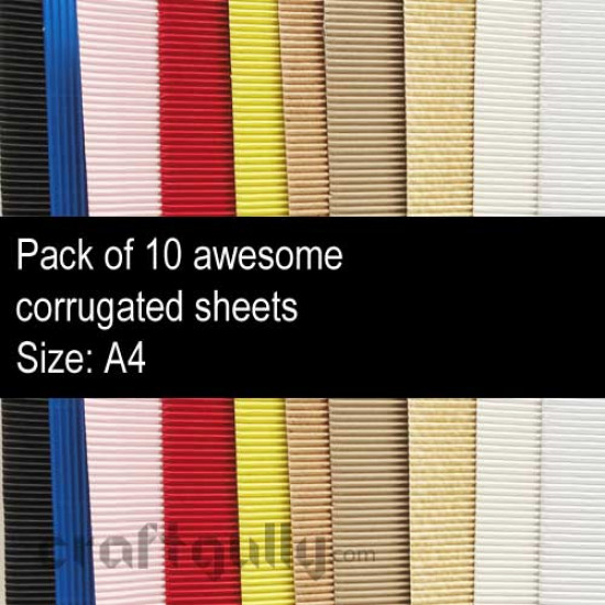 Corrugated Paper - Set of 10