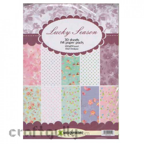 Pattern Paper A4 - Lucky Season - Pack of 30