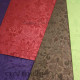 CardStock A4 - Metallic Patterned Red & Purple - Pack of 10