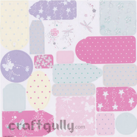 Pattern Paper - 'Especially for you' (Pack of 26, Size 8"x8")