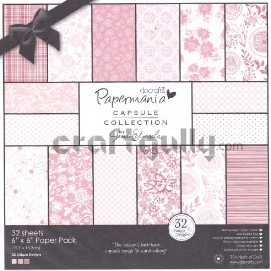 Pattern Paper 6x6 Capsule Collection - Pink